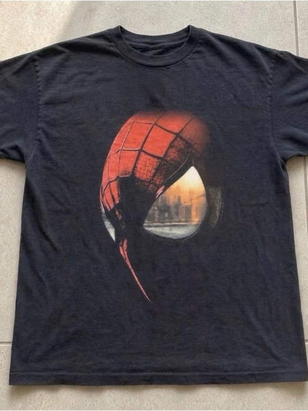 Black Spider-Man Graphic Tee - Men's Casual Shirt